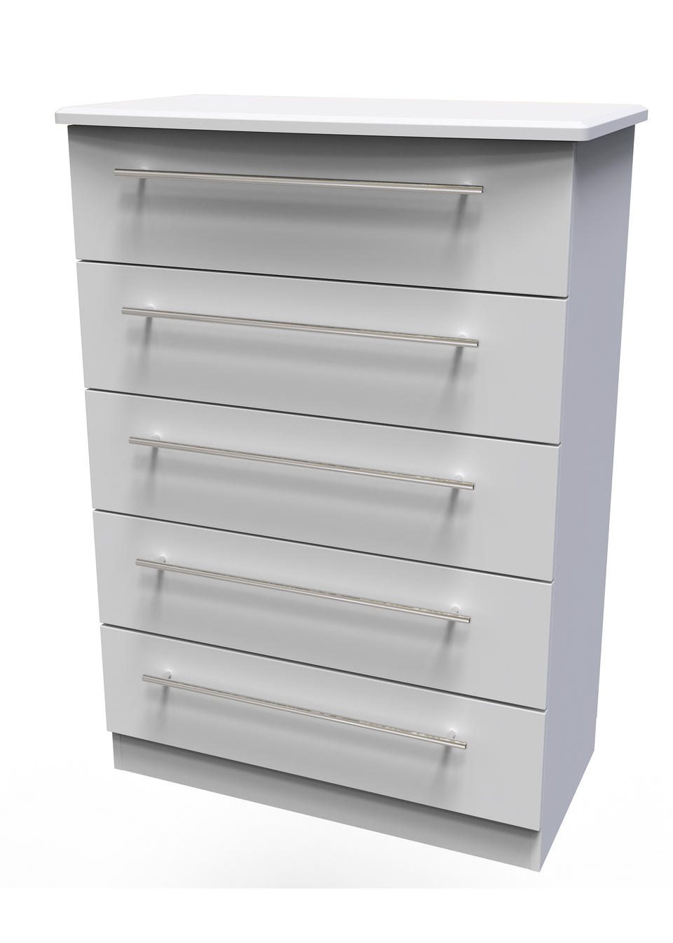 Swift Sherwood 5 Drawer Chest (107.5cm x 41.5cm x 76.5cm)