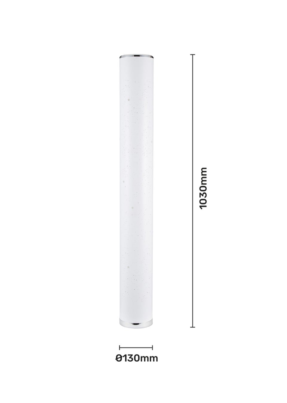 Glow Starburst Cylinder Floor Lamp