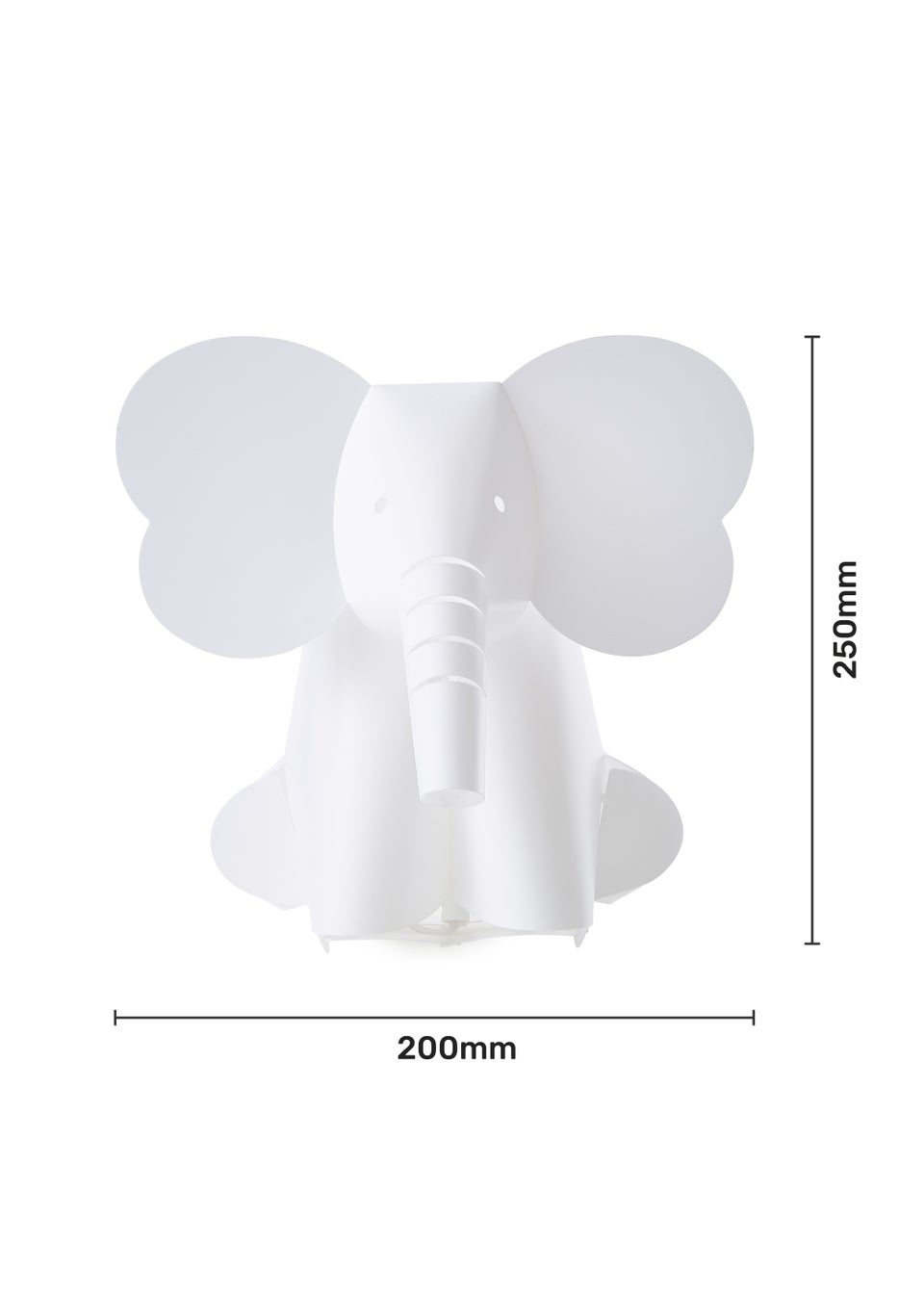Glow Elephant Table Lamp (25cm x 35cm x 20cm)