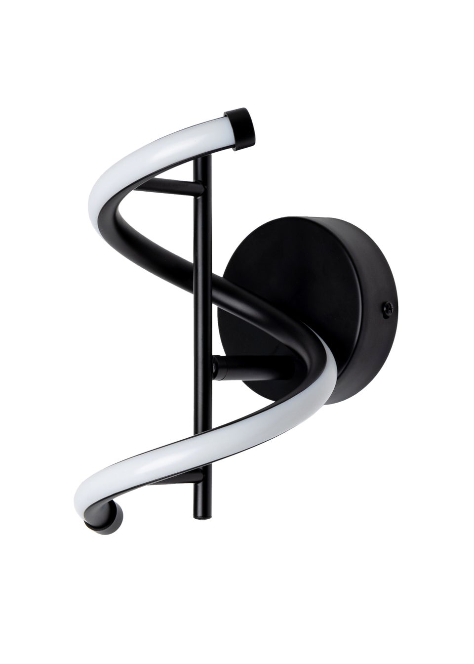 BHS Black Leo LED Wall Lamp
