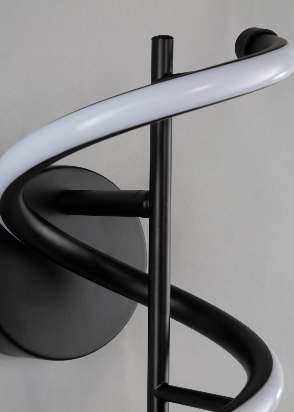 BHS Black Leo LED Wall Lamp