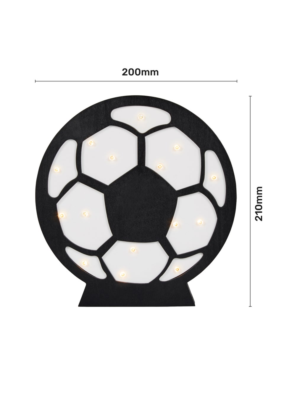 Glow Football Light (21cm x 20cm x 3cm)