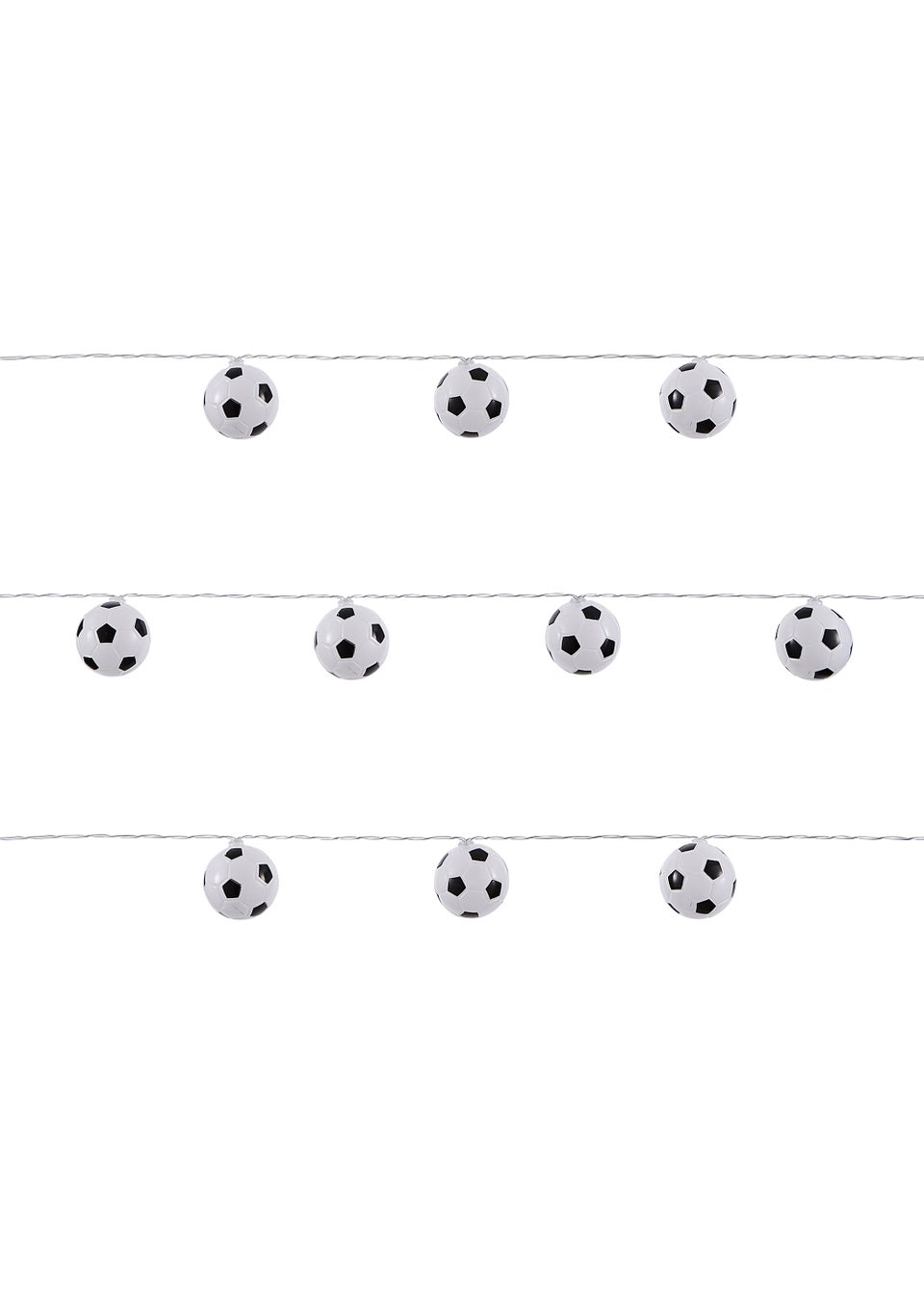 Glow LED Football String Lights (5cm x 435cm x 5cm)