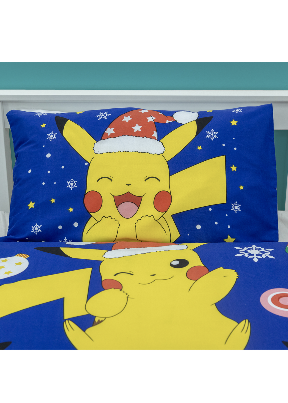 Pokemon Christmas Fun Single Rotary Duvet Cover
