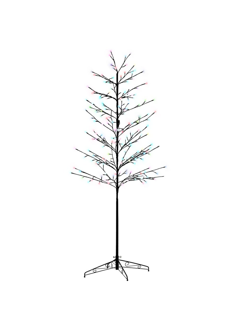 HOMCOM 6ft Artificial Tree Light with 180 Colour LED Light