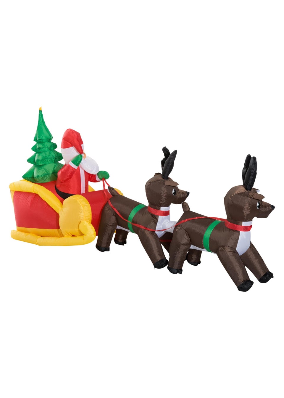 HOMCOM 230cm Christmas Inflatable Xmas Santa Claus