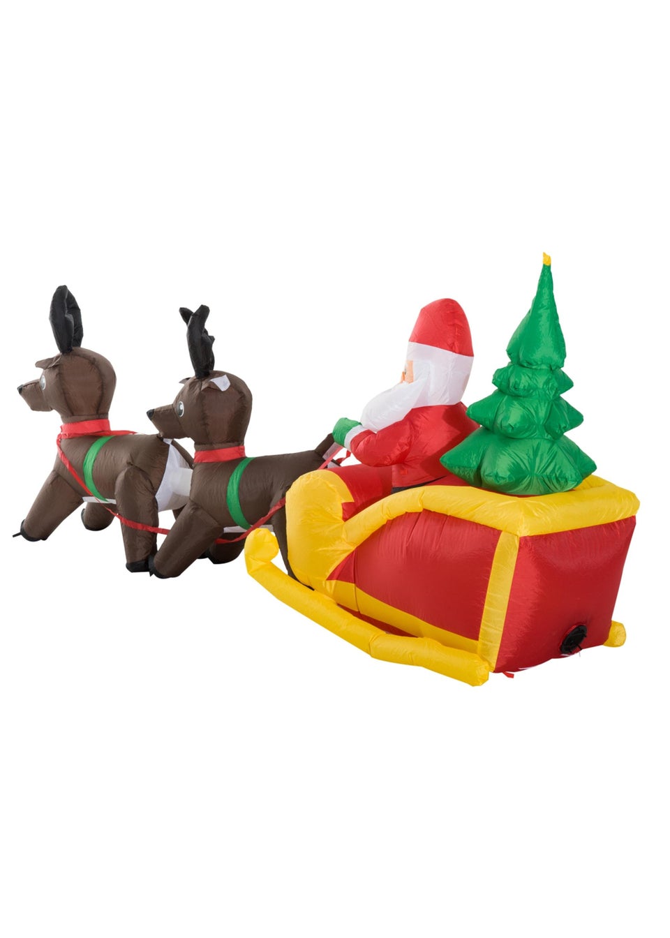 HOMCOM 230cm Christmas Inflatable Xmas Santa Claus