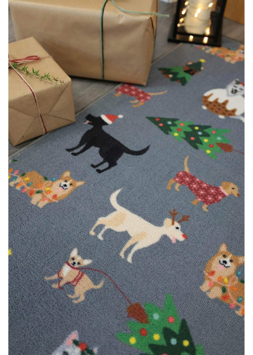 Relay Festive Dogs Runner (57cm x 150cm)