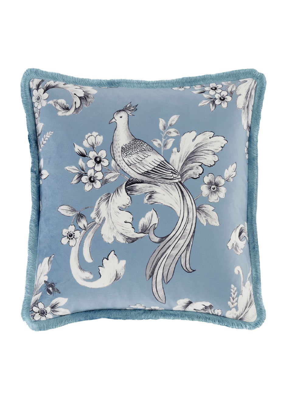 Bridgerton By Catherine Lansfield Regal Floral Soft Touch Cushion (45x45cm)