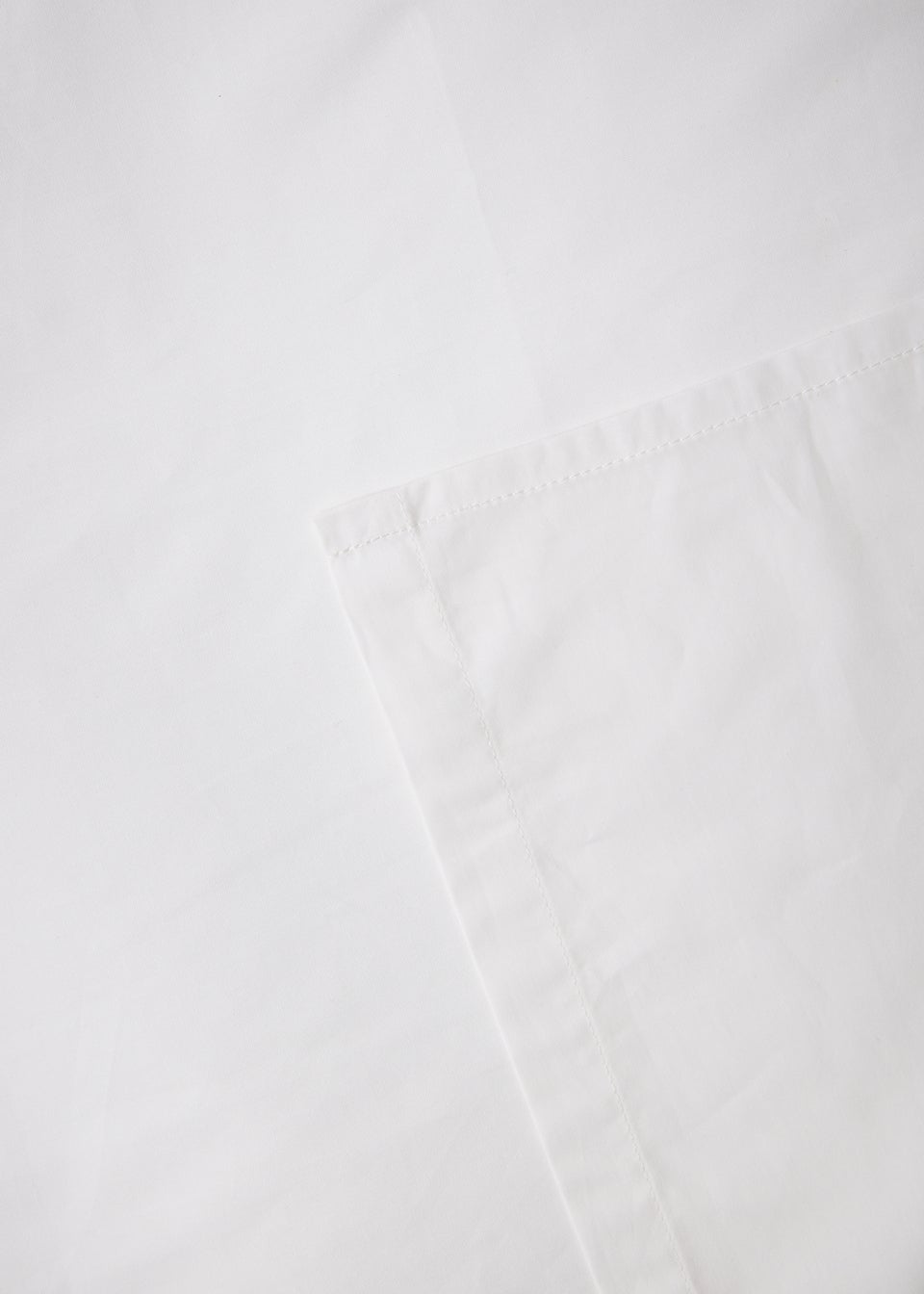 White Flat Bed Sheet - Matalan