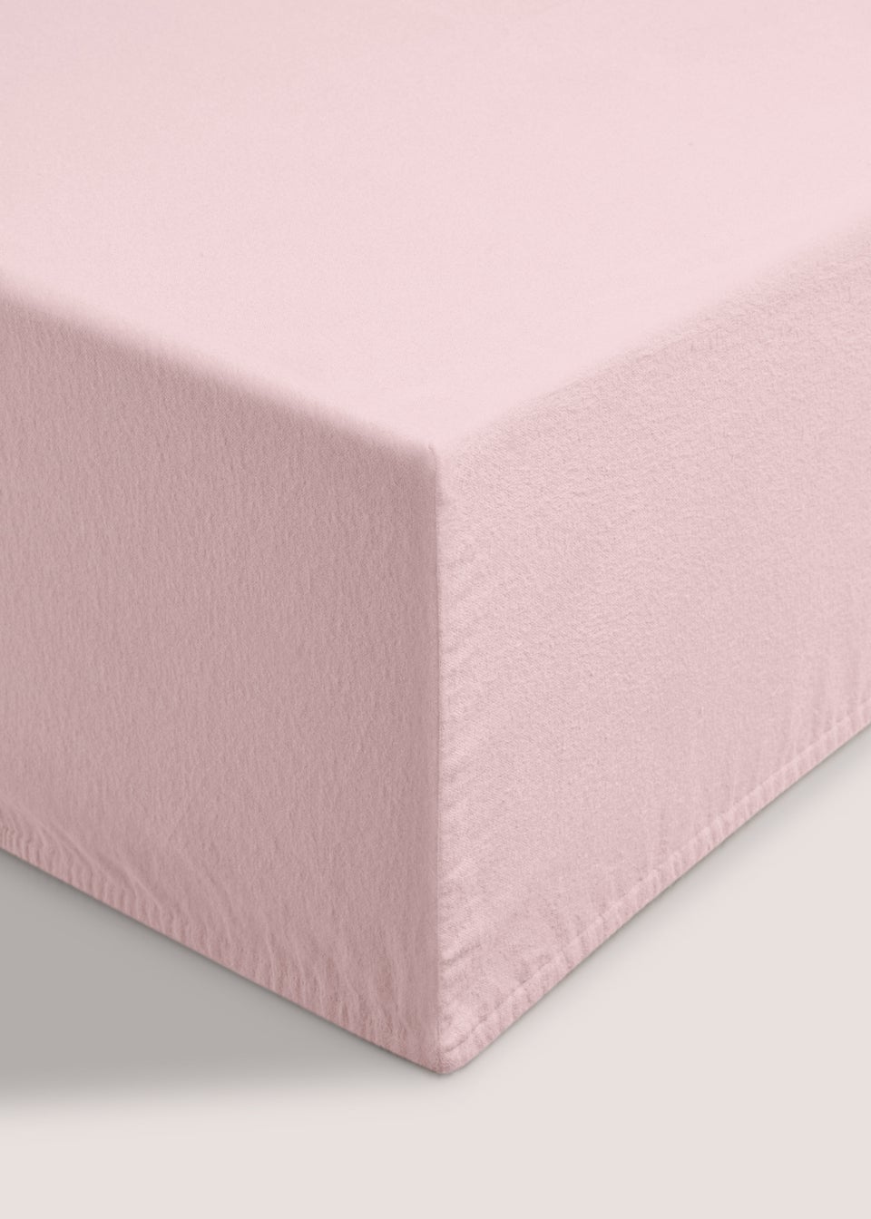 Pink Deep Fit Cotton Bed Sheet