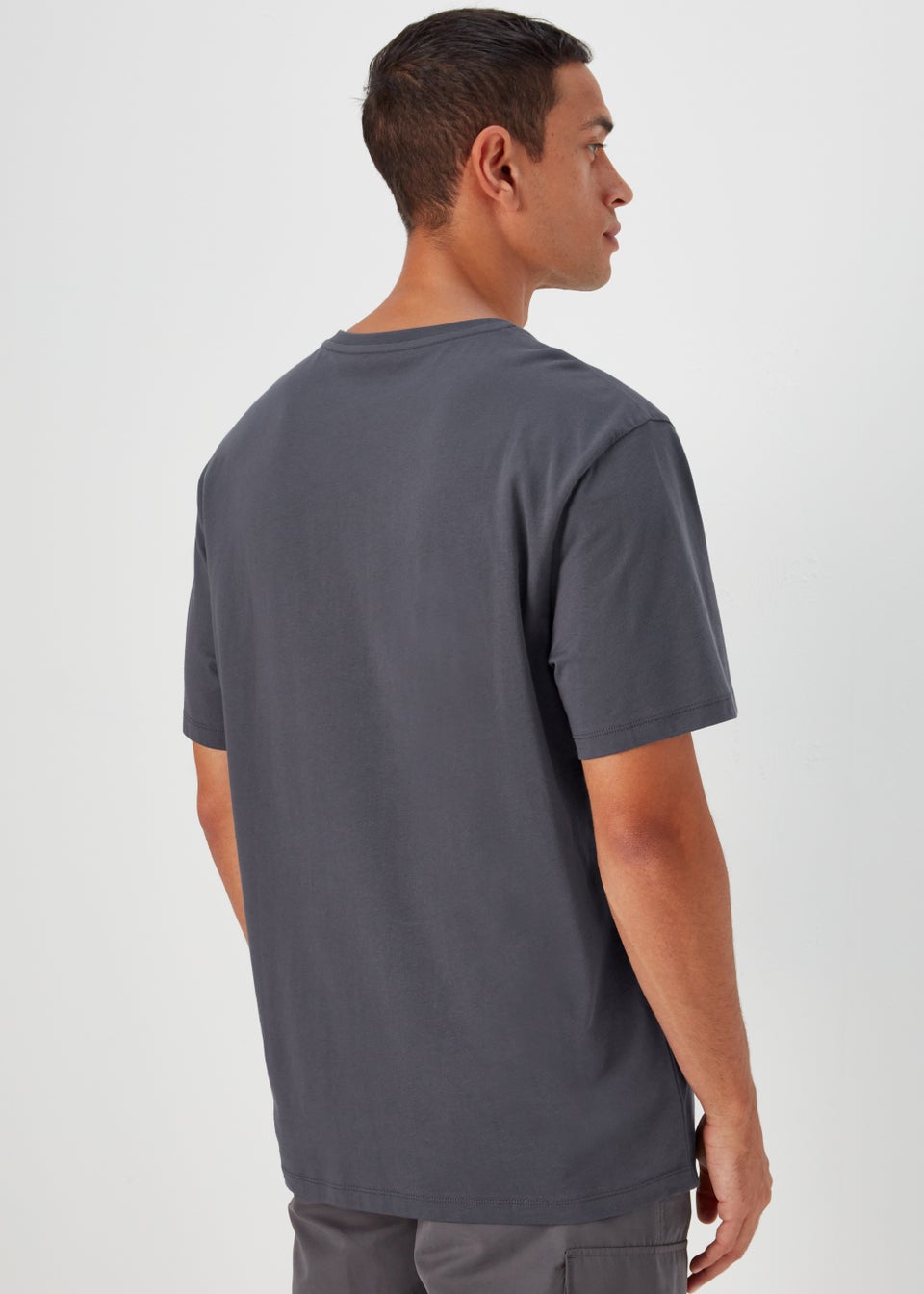 US Athletic Charcoal Live More Oversized T-Shirt
