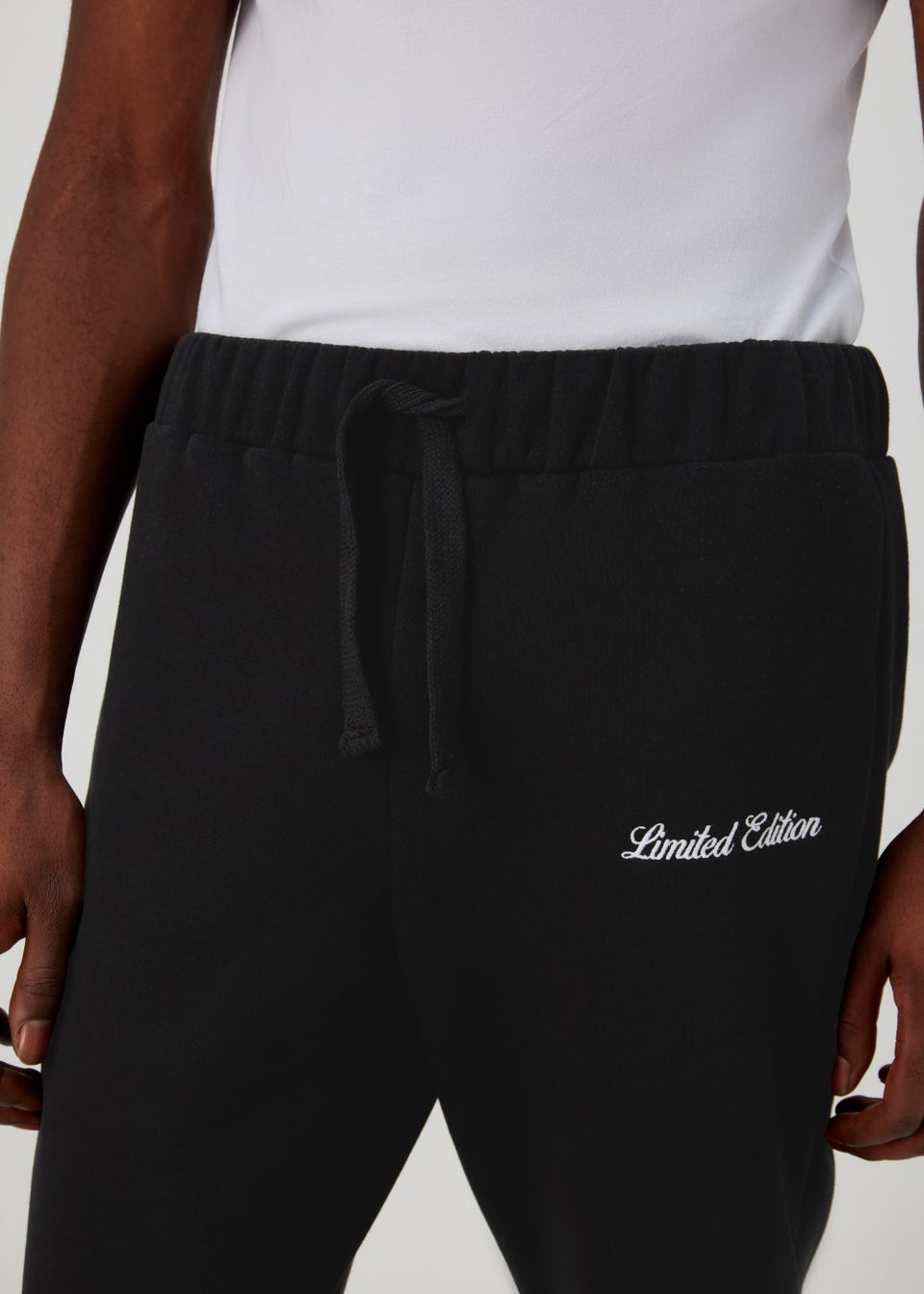 US Athletic Black Limited Edition Co Ord Joggers - Matalan