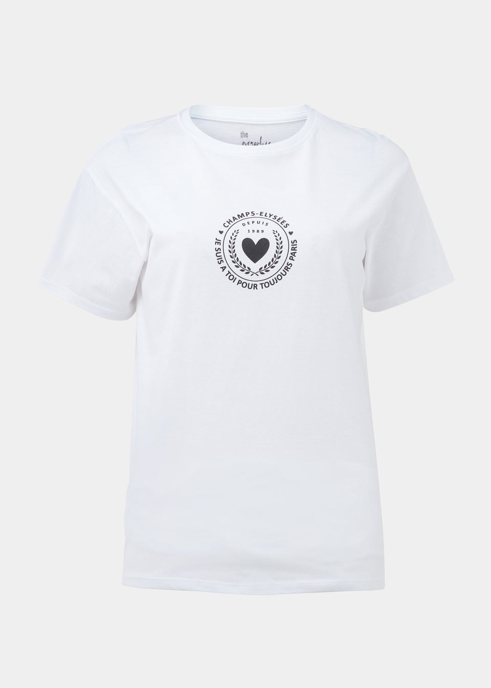 White Sports Club Badge T-Shirt