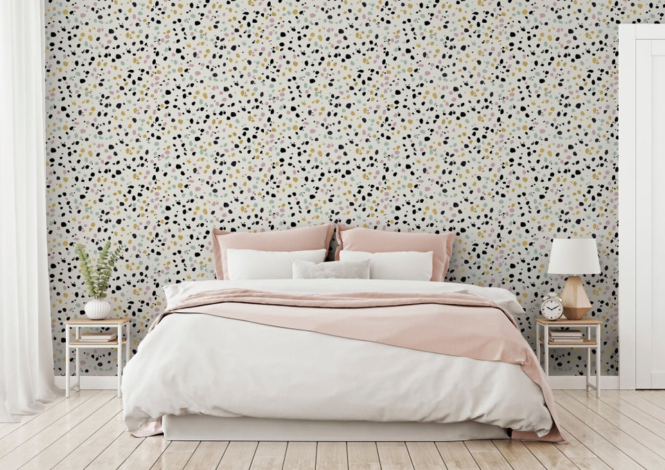 Arthouse Dalmatian Print Pastel Wallpaper (10.05m x 53cm)