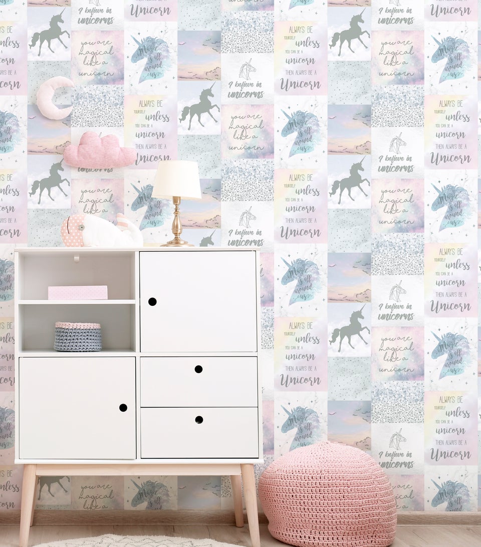 Arthouse Believe In Unicorns Wallpaper (10.05m x 53cm)