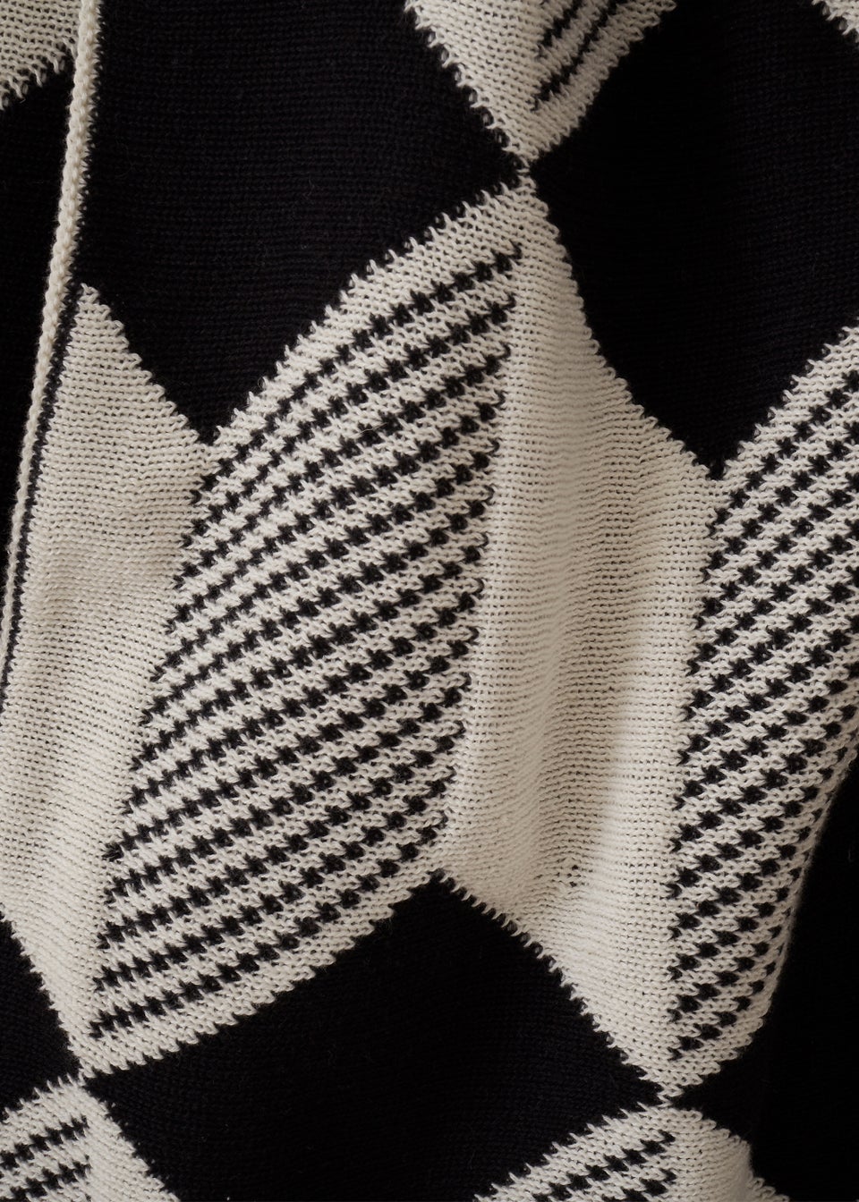 Style Sisters Knitted Cube Cotton 150x180cm Blanket Throw