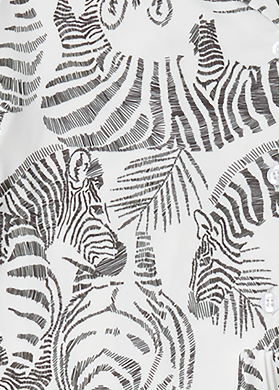 Cream Zebra Print Pyjama Set