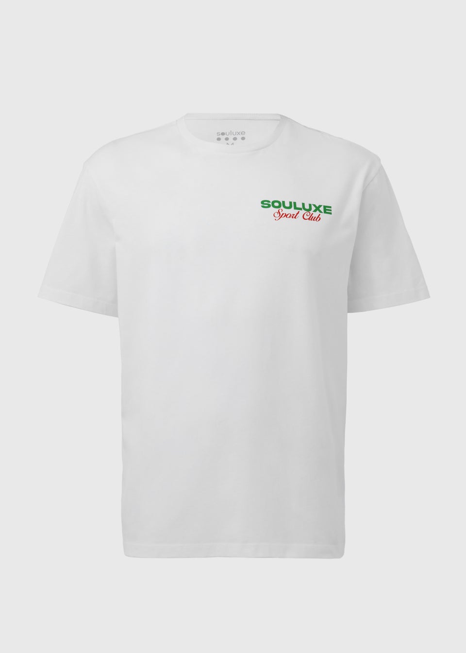 Souluxe White Print Sports T-Shirt