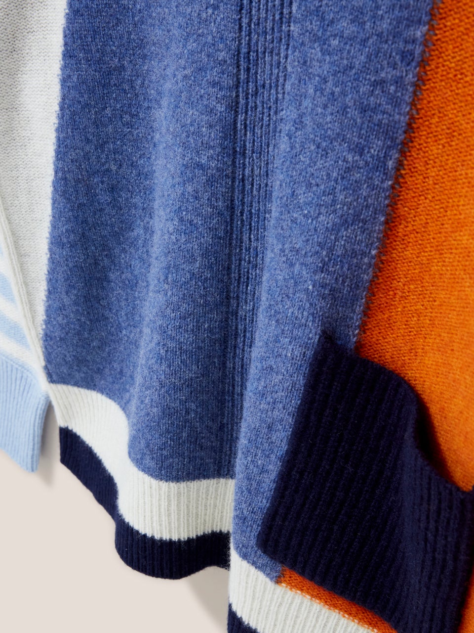 Pullover mit Hemdkragen und Colour-Block-Design