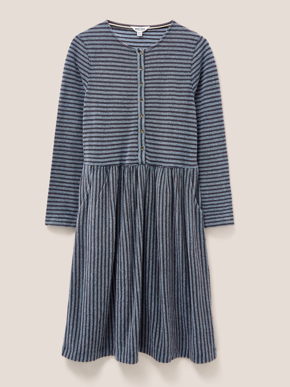 Marsia Gestreiftes Jerseykleid