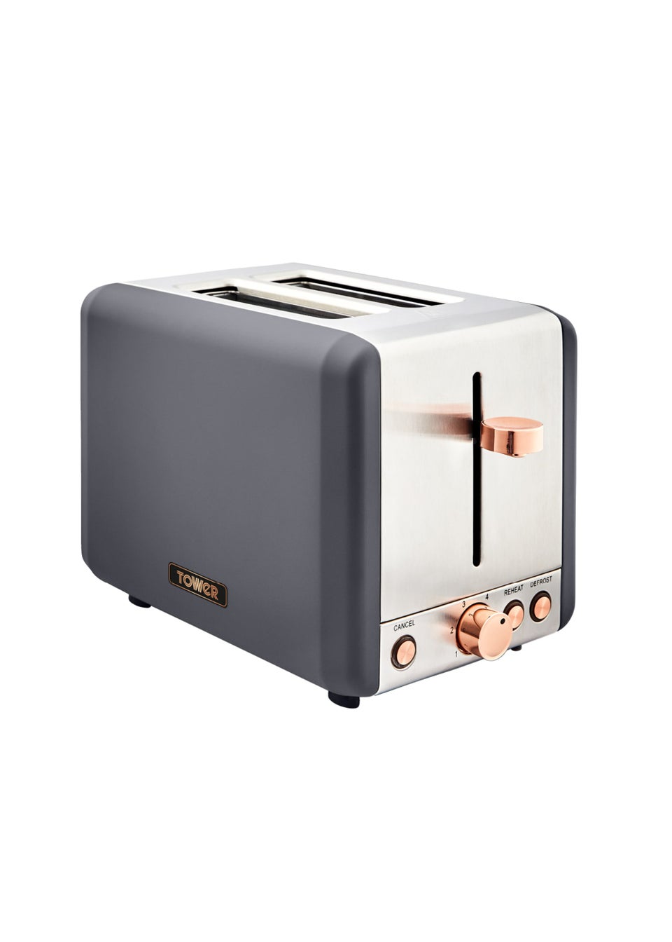 Tower Cavaletto 2 Slice Stainless Steel Toaster