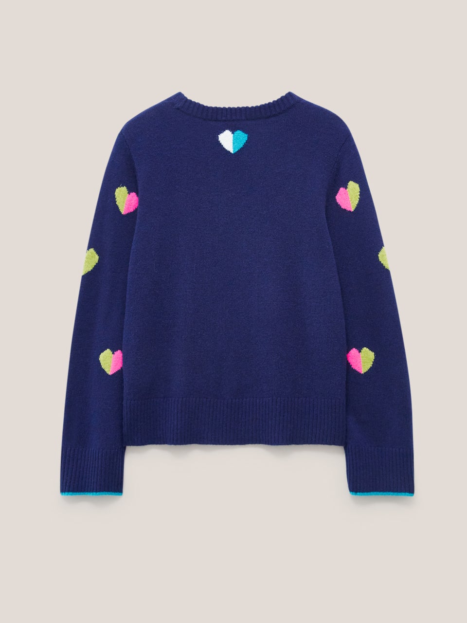 Pullover mit Herzmuster