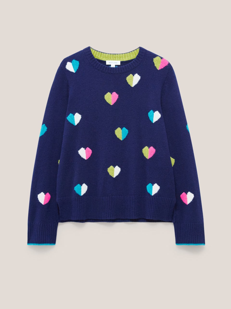 Pullover mit Herzmuster