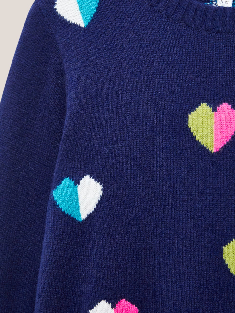 Pullover mit Herzmuster