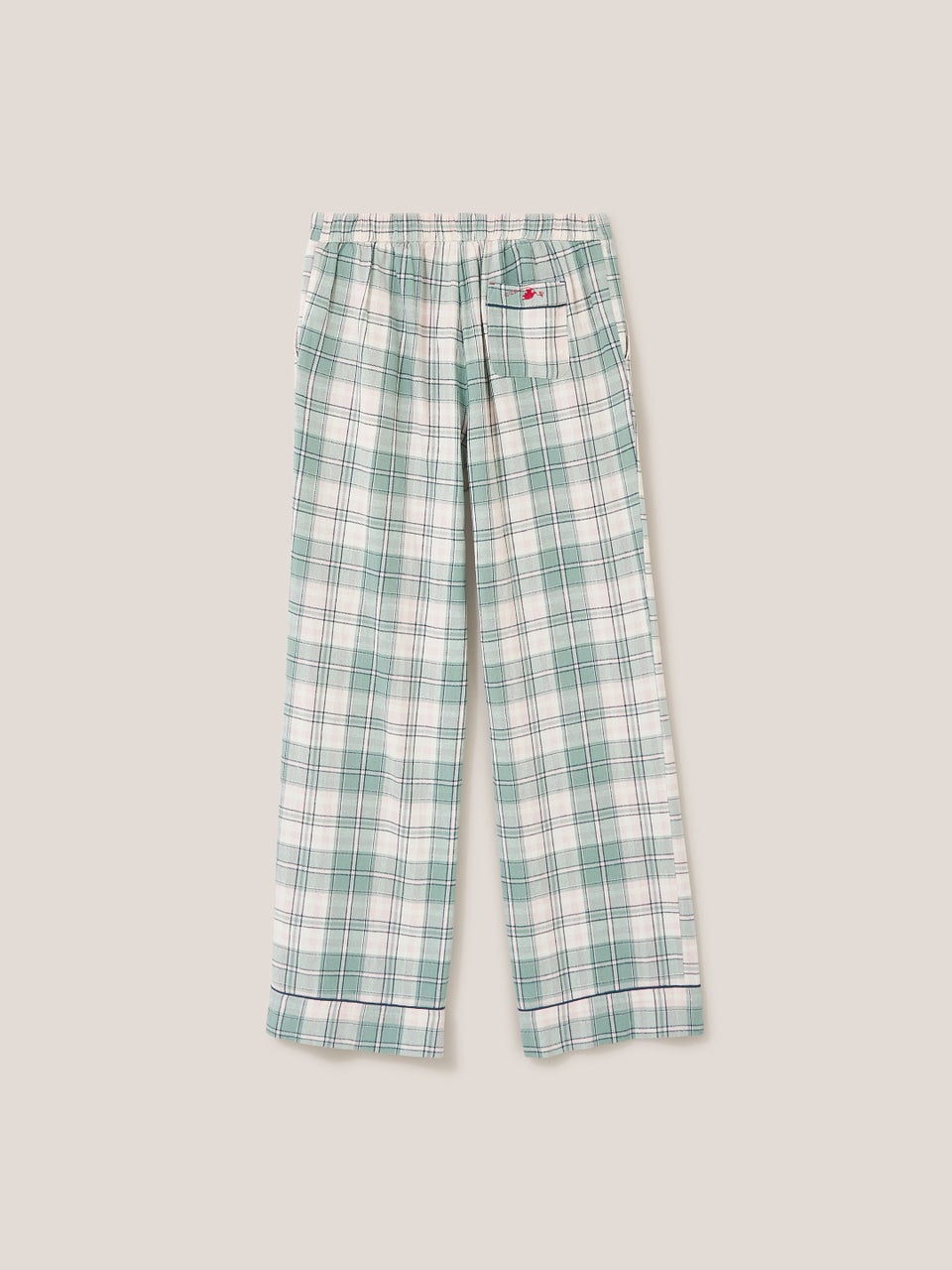 Nina Pyjamahose aus Bio-Baumwolle mit Karomuster