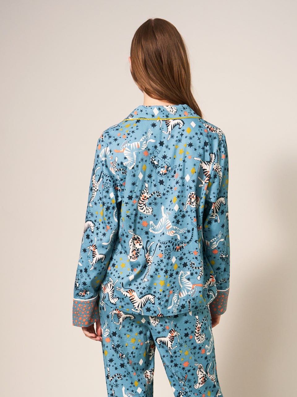Nina Pyjamatop aus Bio-Baumwolle