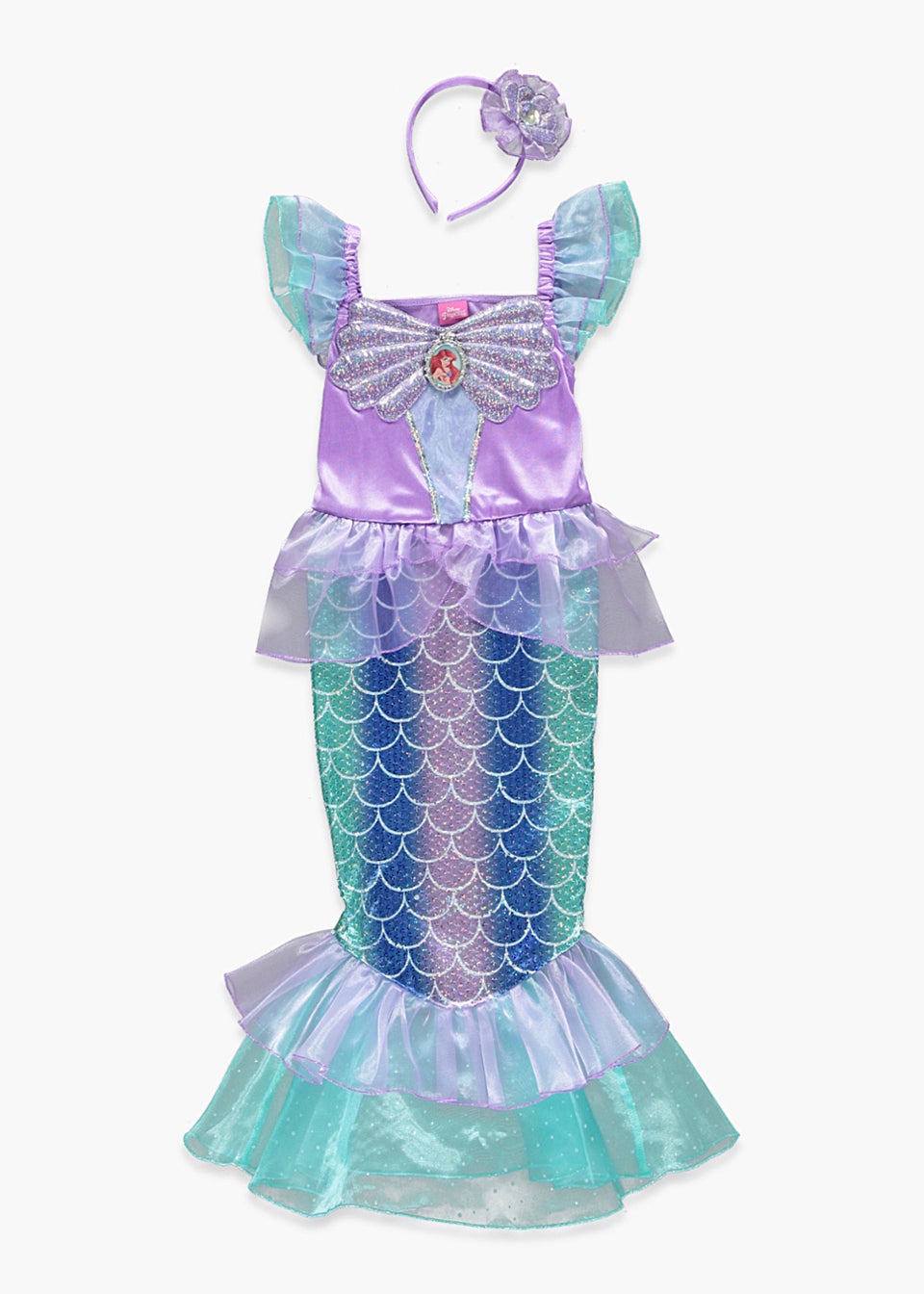 Kids Disney Ariel Fancy Dress Costume (3-9yrs)
