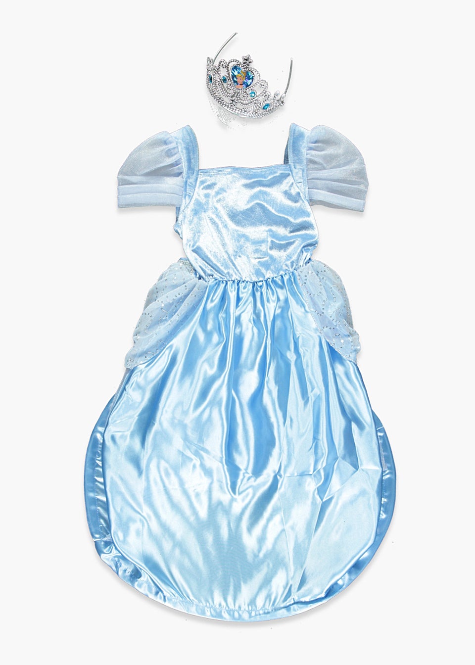 Kids Blue Cinderella Fancy Dress Costume (3-9yrs)