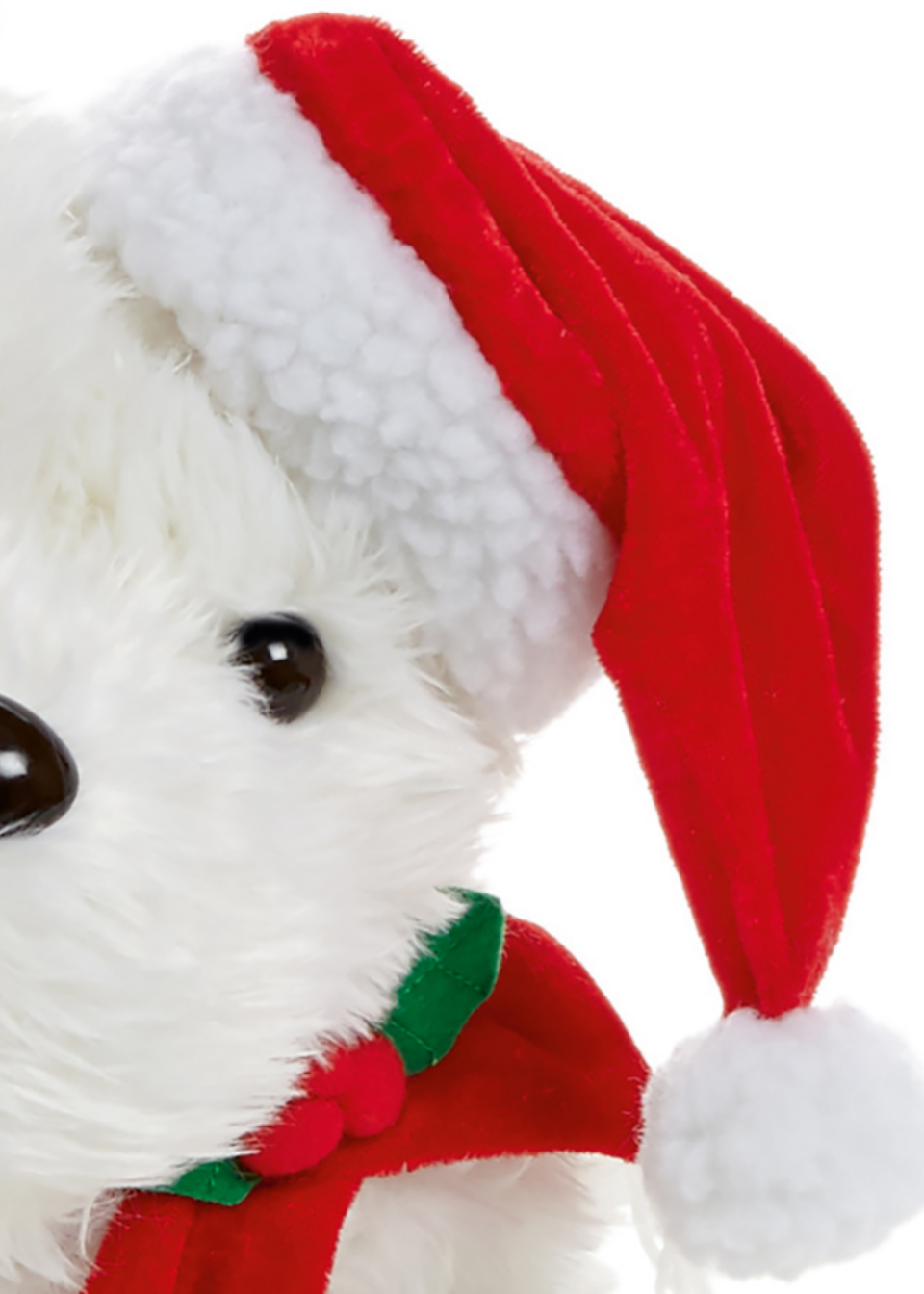 Premier Decorations Animated Singing White Terrier