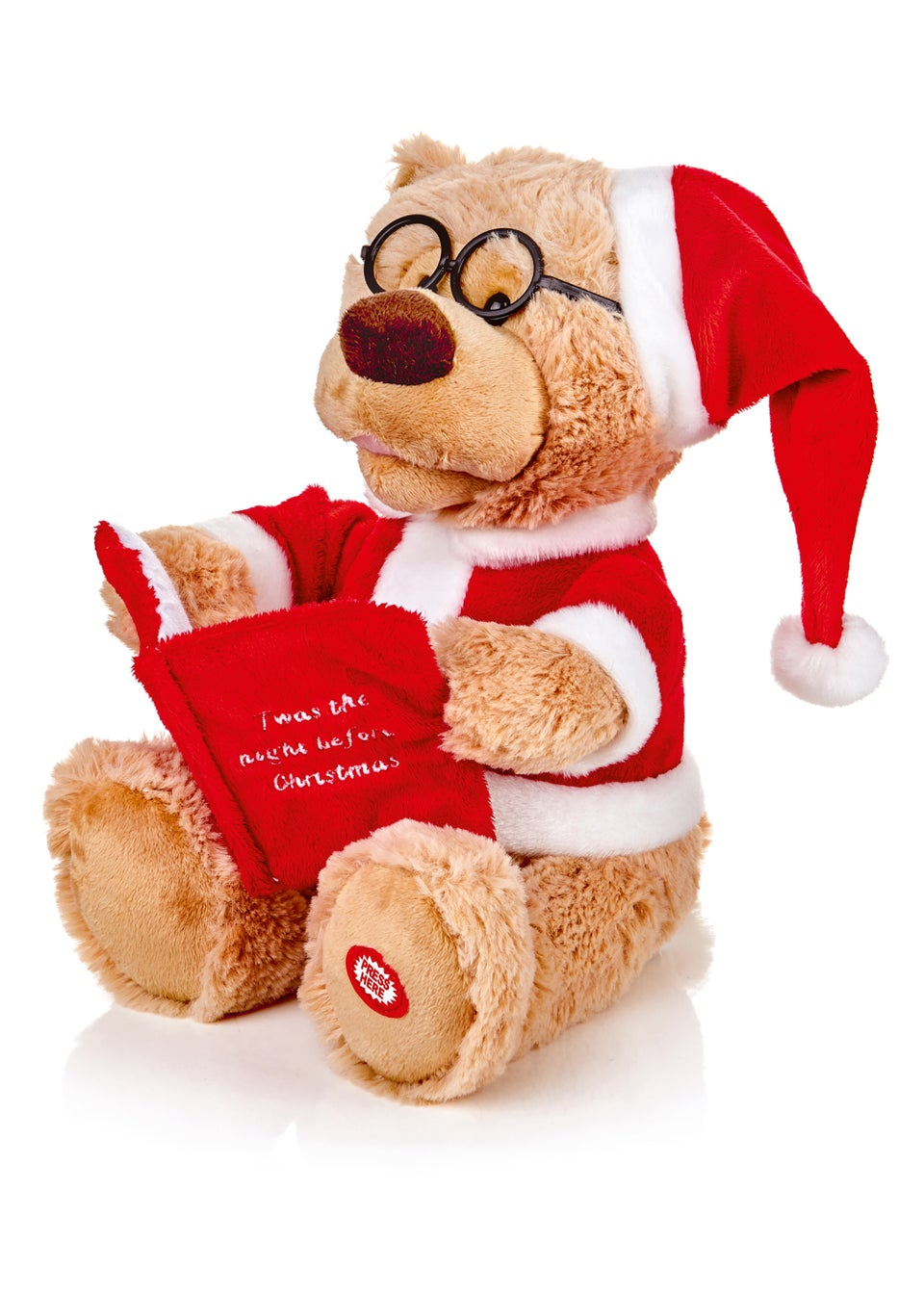 Premier Decorations Animated Musical Story Telling Bear