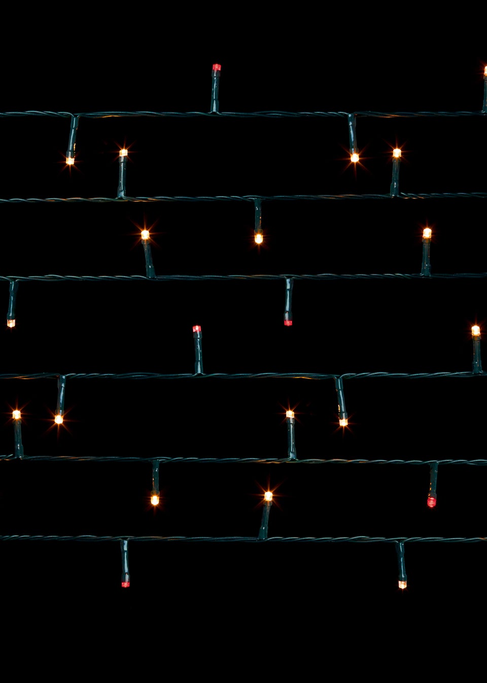 Premier Decorations 720 Red and Vintage Gold LED Supabrights