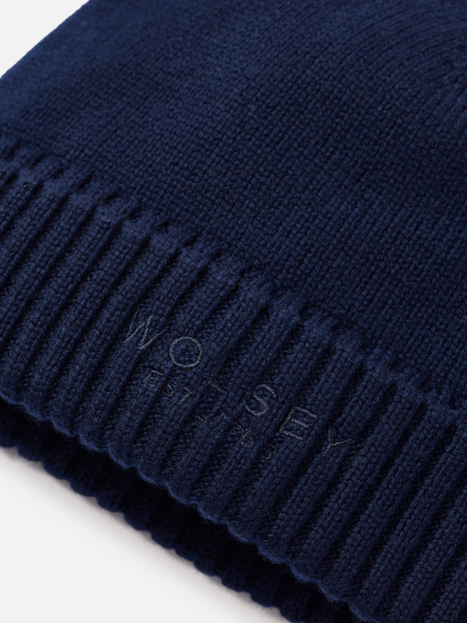 Wolsey Ribbed Beanie - Navy - One Size