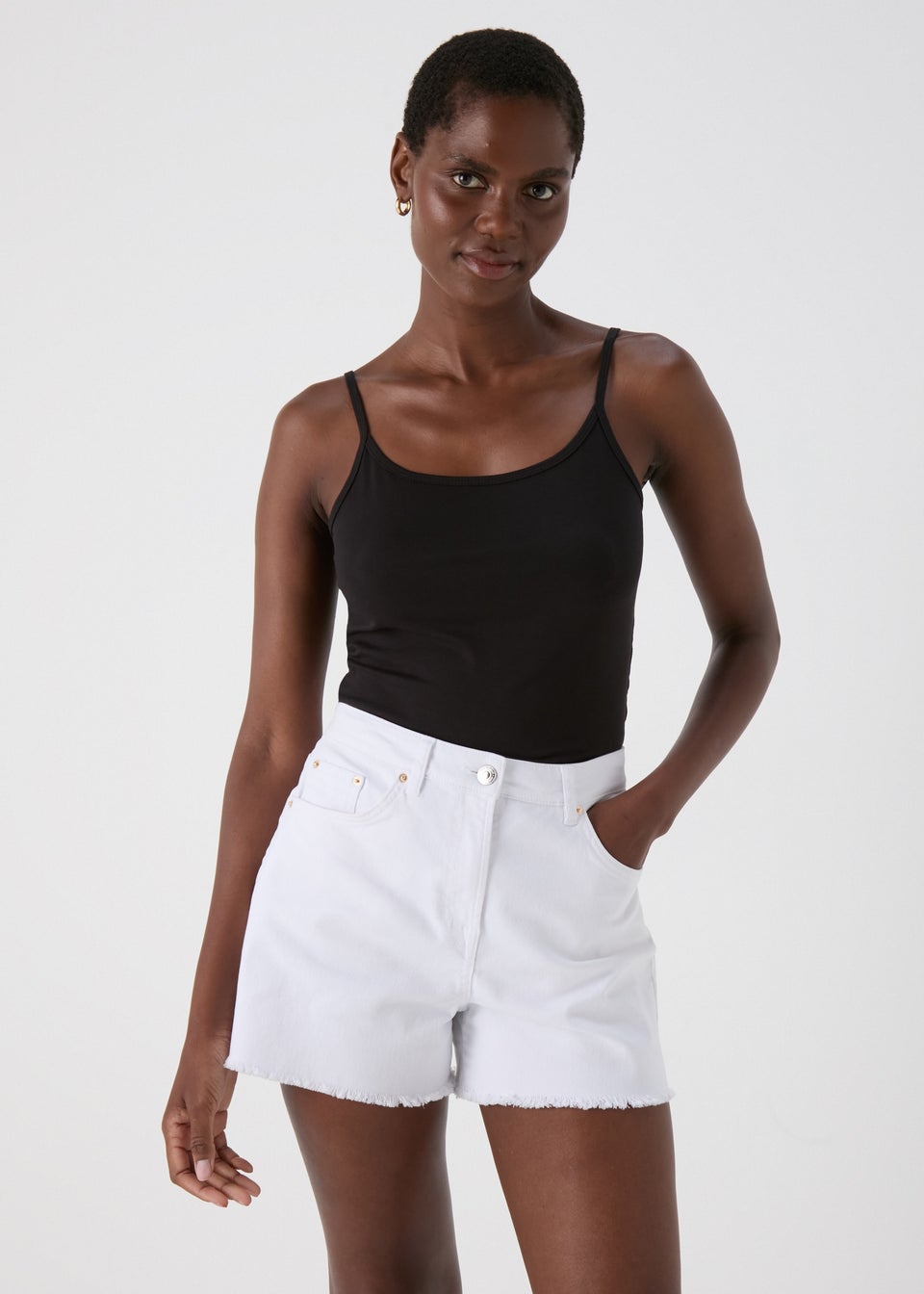Black Core Cami Top