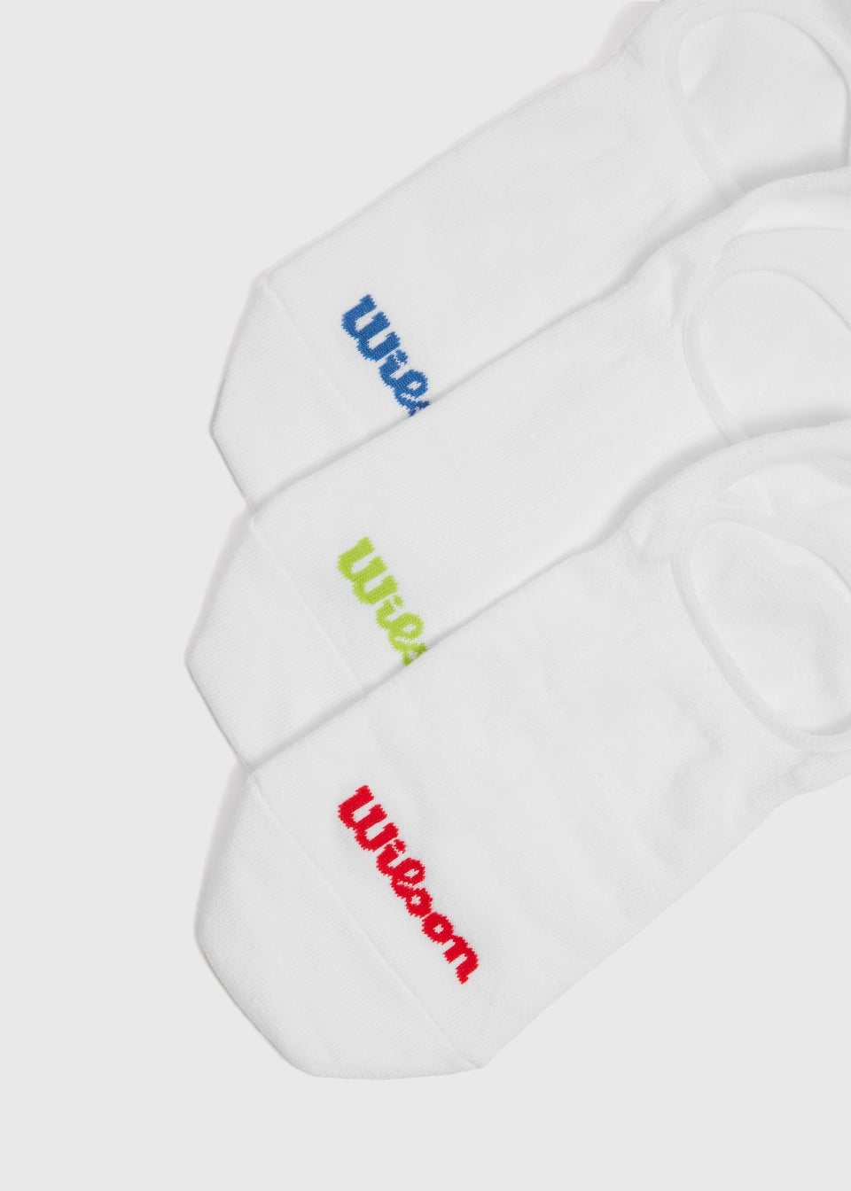3 Pack Wilson Invisible White Sock