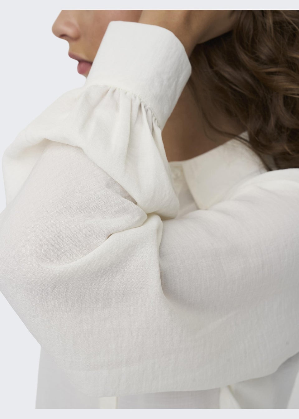 JDY White Button Up Shirt