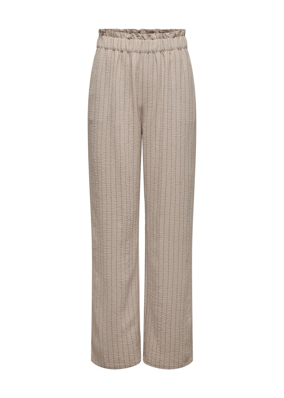 JDY Beige Stripe Print Trousers