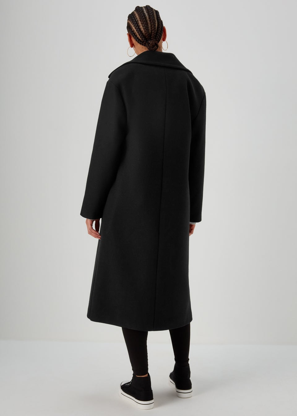 Black Super Long Coat