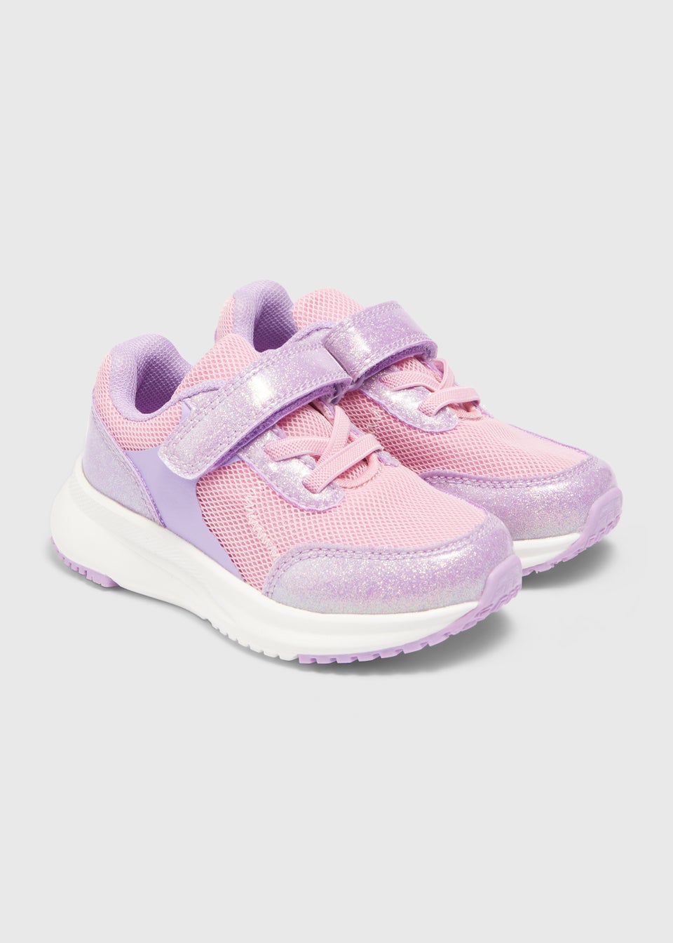 Girls Lilac Riptape Trainers (Younger 4-12)
