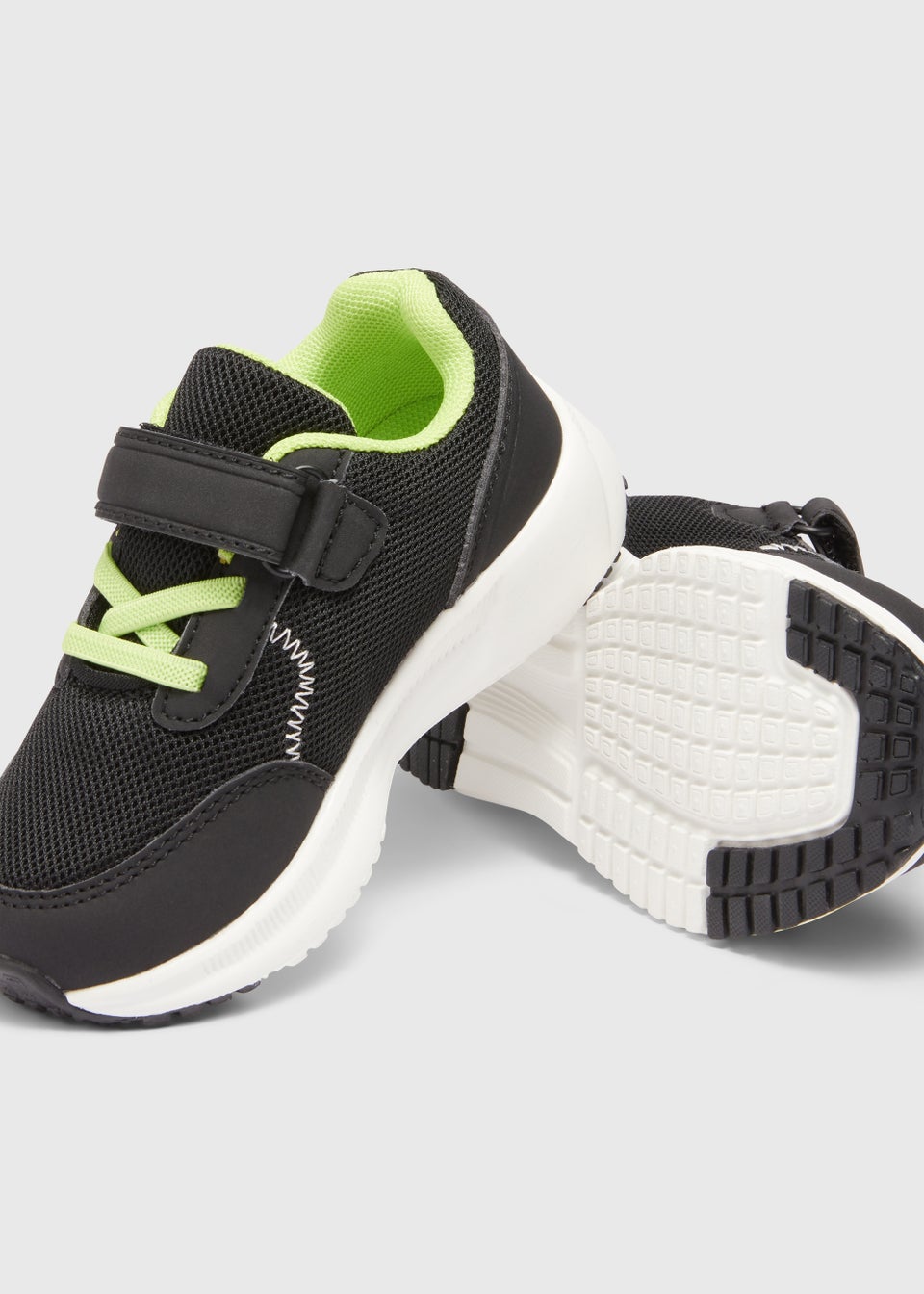 Boys Black Riptape Trainers (Younger 4-12)