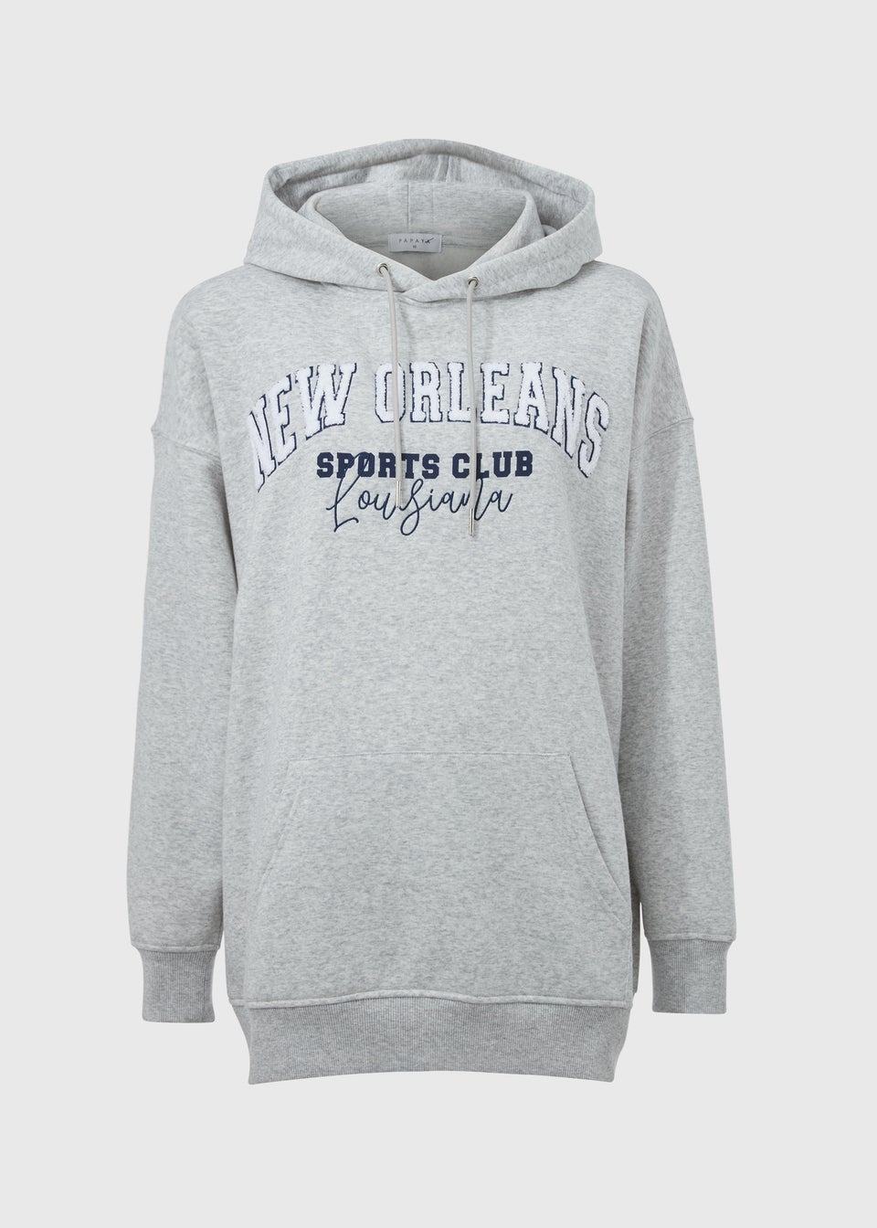 Grey Marl New Orleans Co Ord Hoodie Matalan