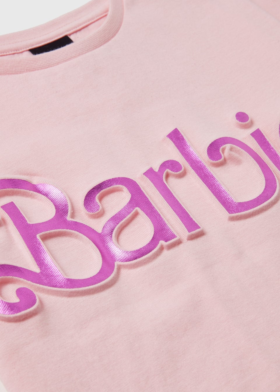 Kids Pink Barbie Slogan T-Shirt (4-11yrs)