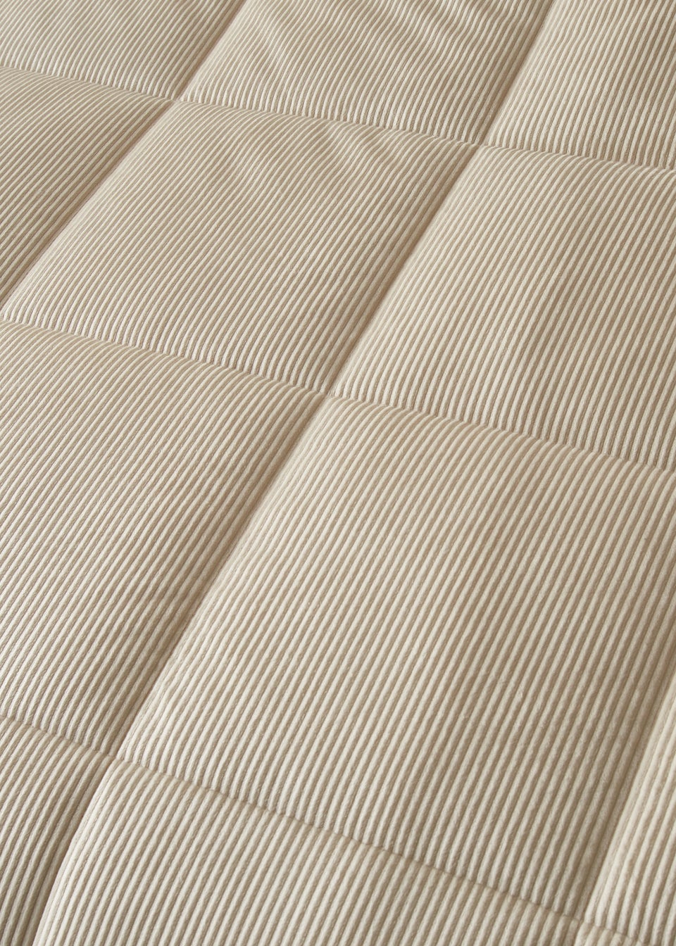 Catherine Lansfield Cosy Cord Coverless Comforter Duvet - Matalan