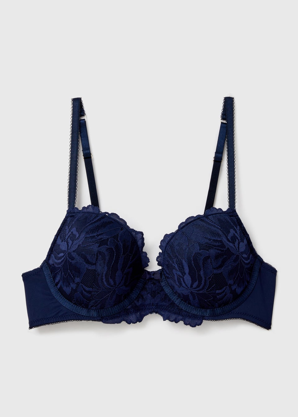 Buy Navy Daisy Lace Bra Online in Oman from Matalan