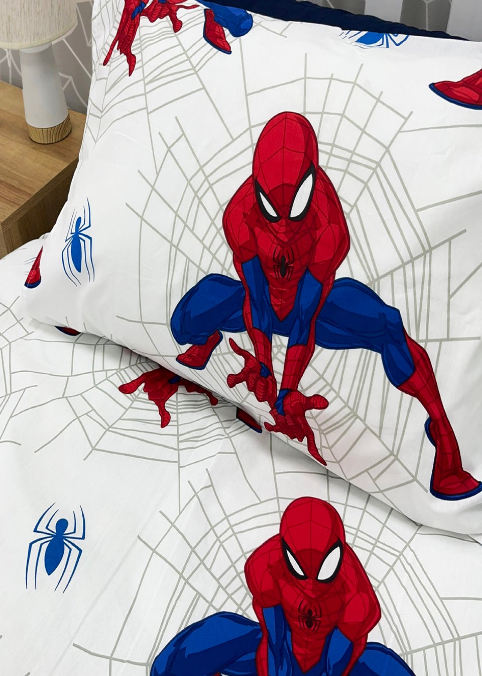 Spiderman Crime Fighter Single Panel Duvet Cover