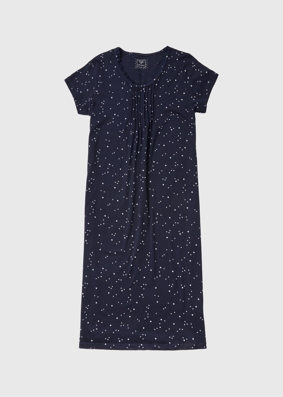 Navy Celestial Longline Lace Nightie